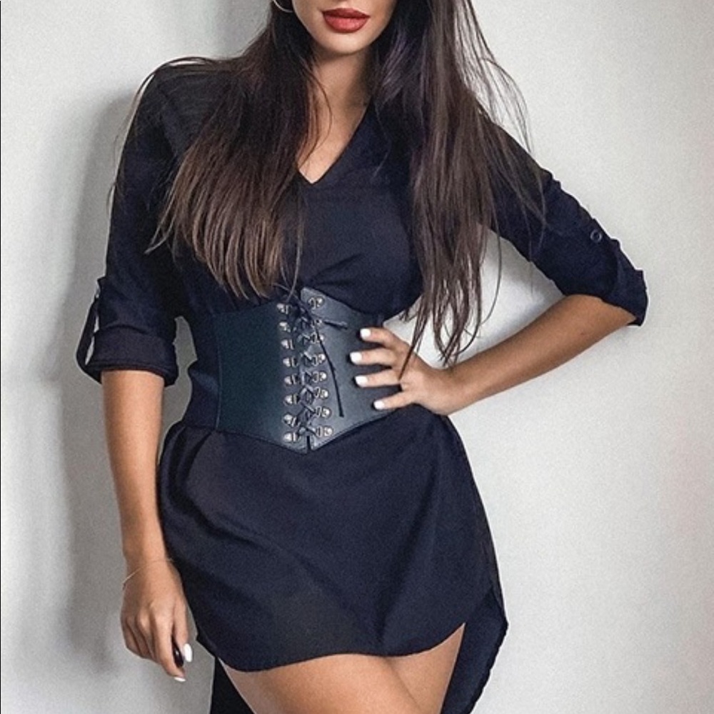 Lace Up Corset Belt